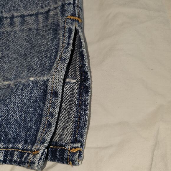 Good American Good Icon Jeans High Rise Distress Raw Hem Sz 6/28 - Picture 8 of 8